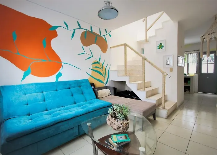 Artistic rooms in Cancún with Wi-Fi&services included