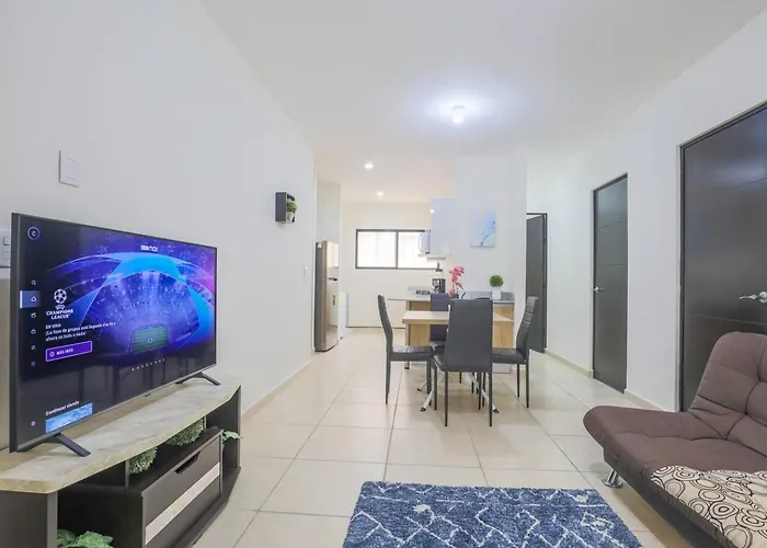 Departamento Lirios Residencial Para 5 Alberca