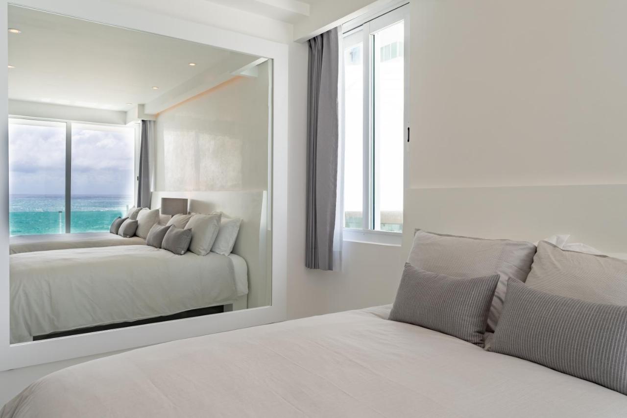Beachfront Deluxe -best Ocean View, With Beach, Gym And Apartamento Cancún