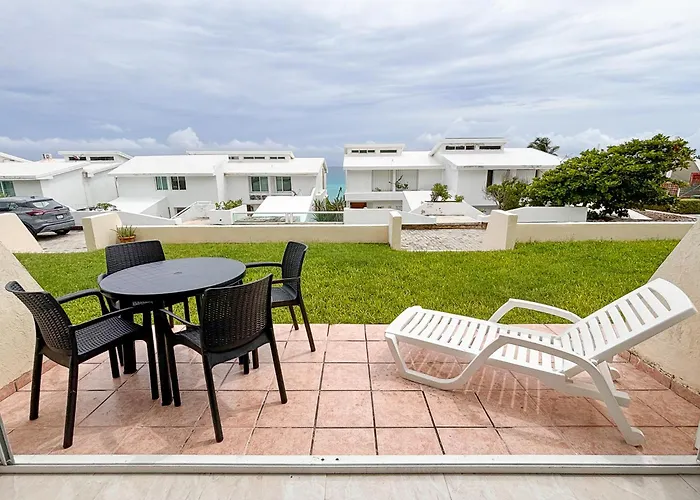 Beach Apartment Brisas Cancun, View And Private Garden, Zona Hotelera Cancun, Ground Floor