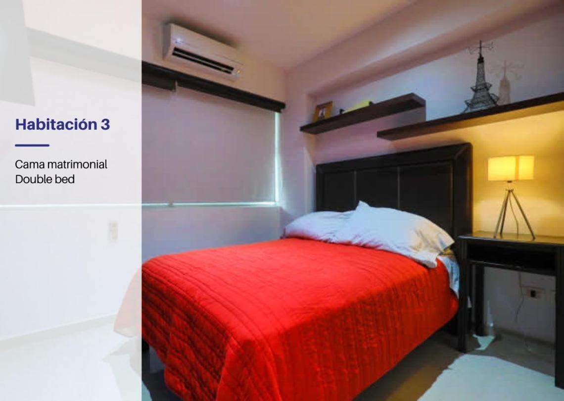 Spacious With Gym & Pool Apartamento Cancún