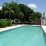 Relaxing Cancun Getaway Pools Soccer & Bbq Area