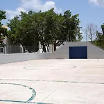 Relaxing Cancun Getaway Pools Soccer & Bbq Area