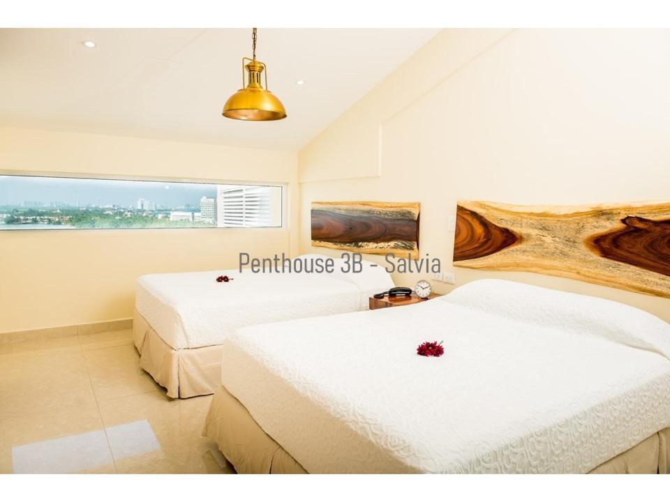 Aparthotel 2 Story Oceanfront Penthouses On Beach! Cancun
