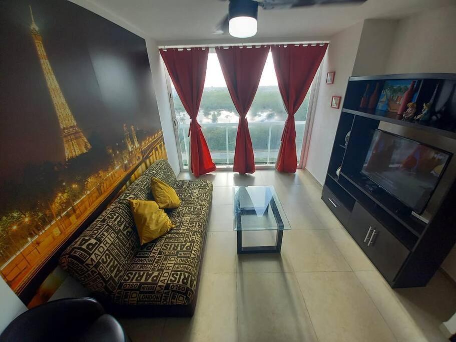 Hermoso De 2 Frente Al Caribe Apartamento