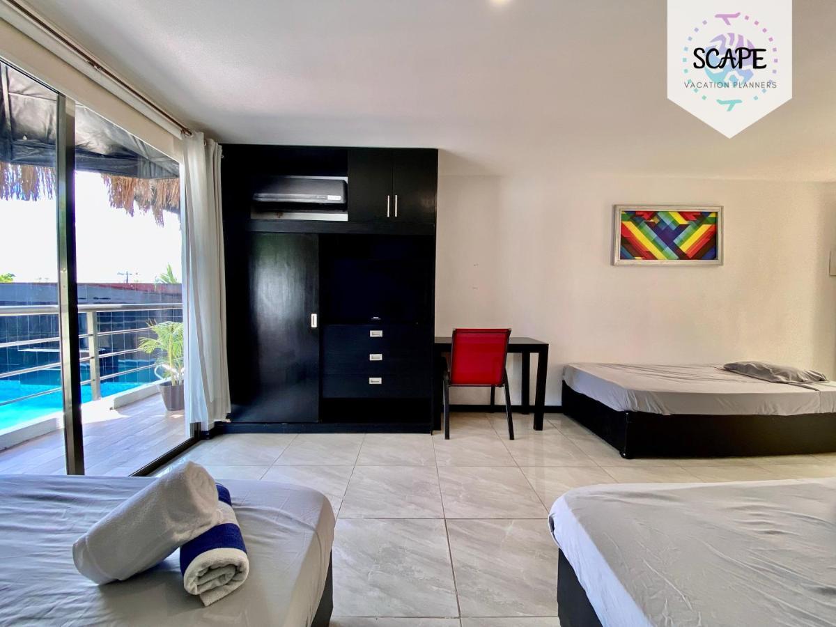 Calidos Y Amplios Estudios Con Alberca En El Centro De Apartamento Cancún