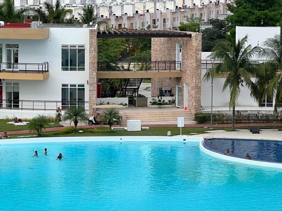 лагуна. прохладная. с бассейном, 15 мин от моря Cancún