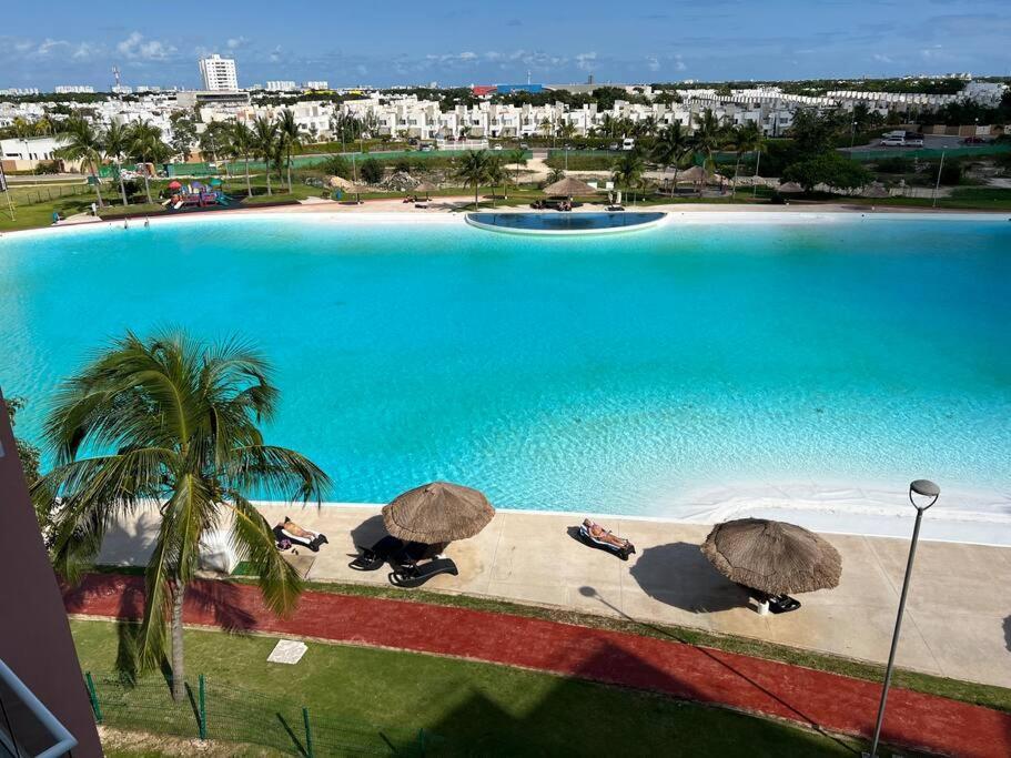 лагуна. прохладная. с бассейном, 15 мин от моря Cancún