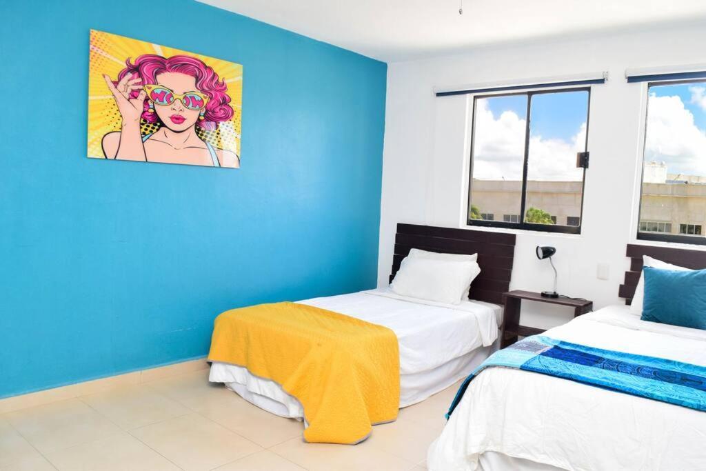 Ocean View Apartment, Area, 3 Bedrooms Cancún