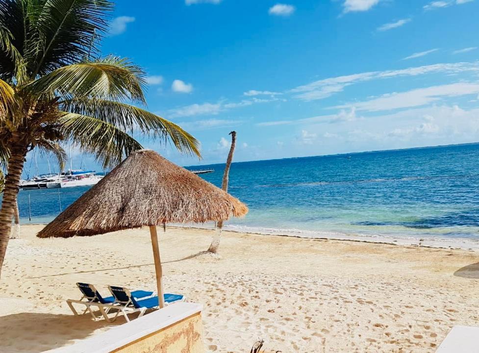 Punta Me Beautiful Beach Front In The & Waterpark Apartamento Cancún
