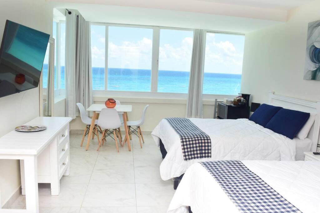 Frente Al Mar, Increíble Vista, Nuevo Estudio 1 Apartamento Cancún
