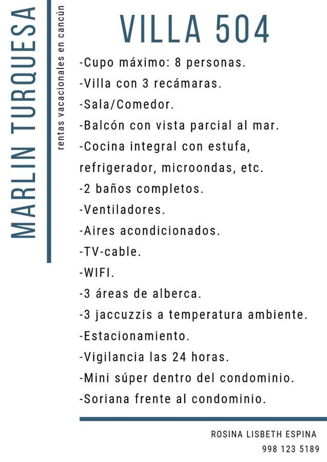 Marlin Turquesa Rentas Vacacionales Apartamento Cancún