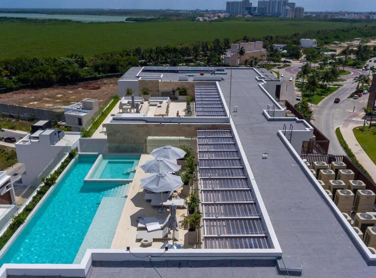 Rooftop Pool- Family Apartment- Ocean View -close Apartamento Cancún