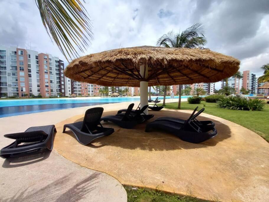 Departamento Con Laguna Artificial * Cancun
