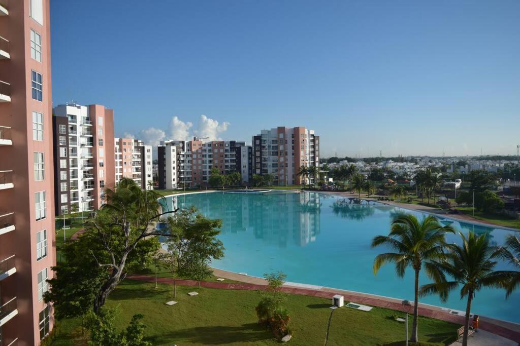 Departamento Moderno Con Vista A La Laguna En Dream Lagoons Cancun