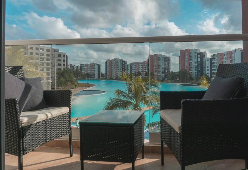 Apartamento Dr02 Departamento Moderno Con Vista A La Laguna En Dream Lagoons *