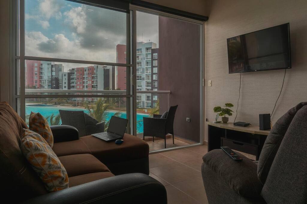 Dr02 Departamento Moderno Con Vista A La Laguna En Dream Lagoons Cancún