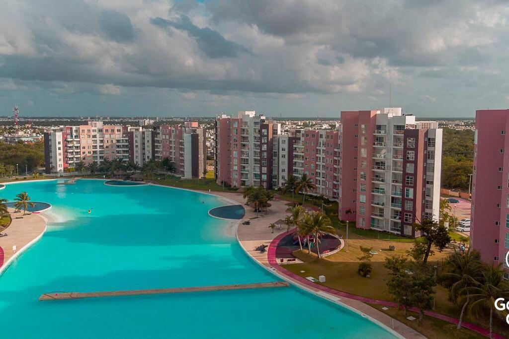 Dr02 Departamento Moderno Con Vista A La Laguna En Dream Lagoons Apartamento