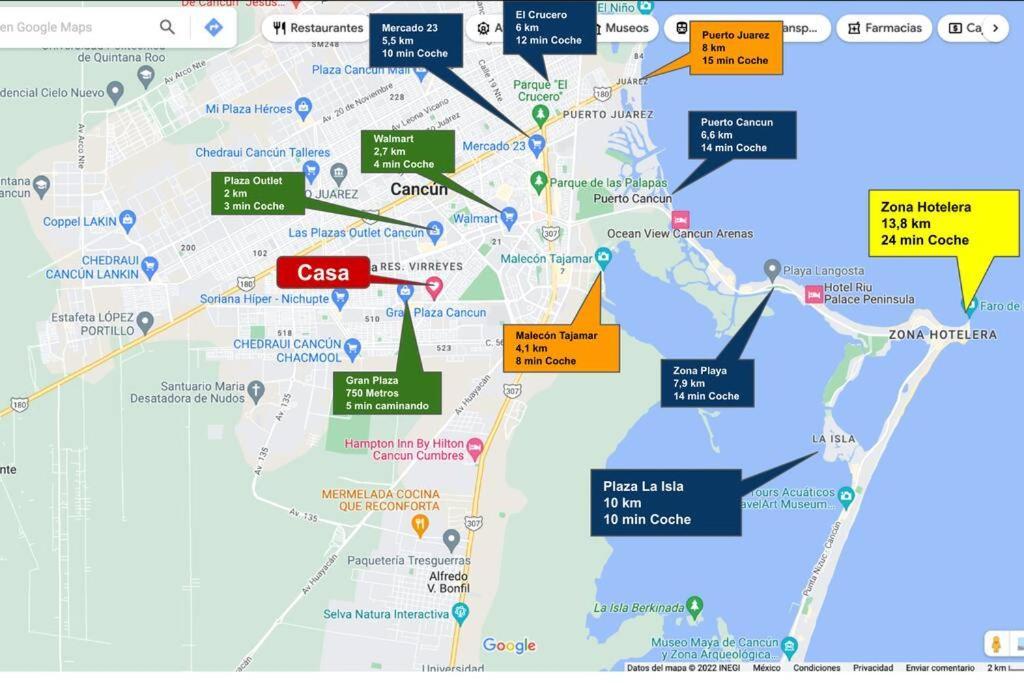 Comoda Casa Centrica Con Alberca Privada En Cancún