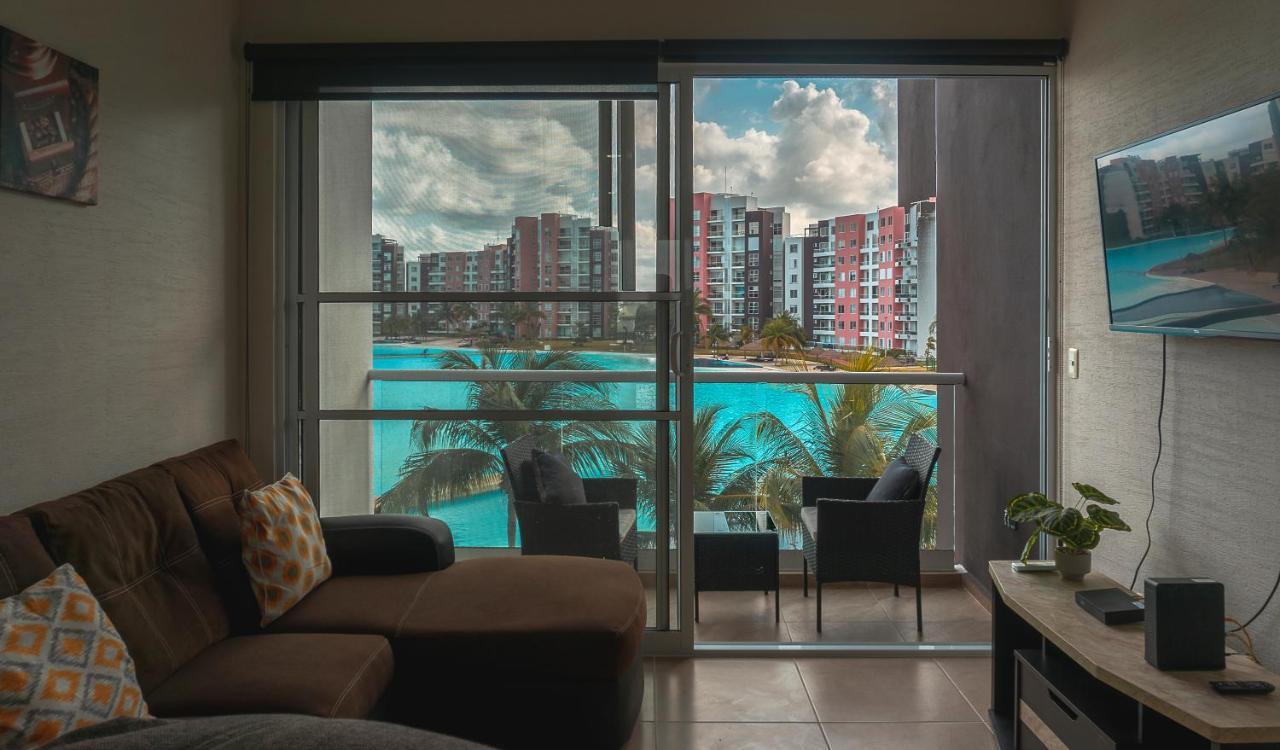 Dr02 Departamento Moderno Con Vista A La Laguna En Dream Lagoons Apartamento Cancún