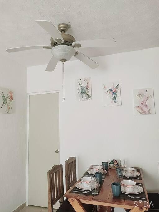 Depa Colibri Cancun, A/a Y Wi-fi, En Planta Baja. Apartamento Cancún