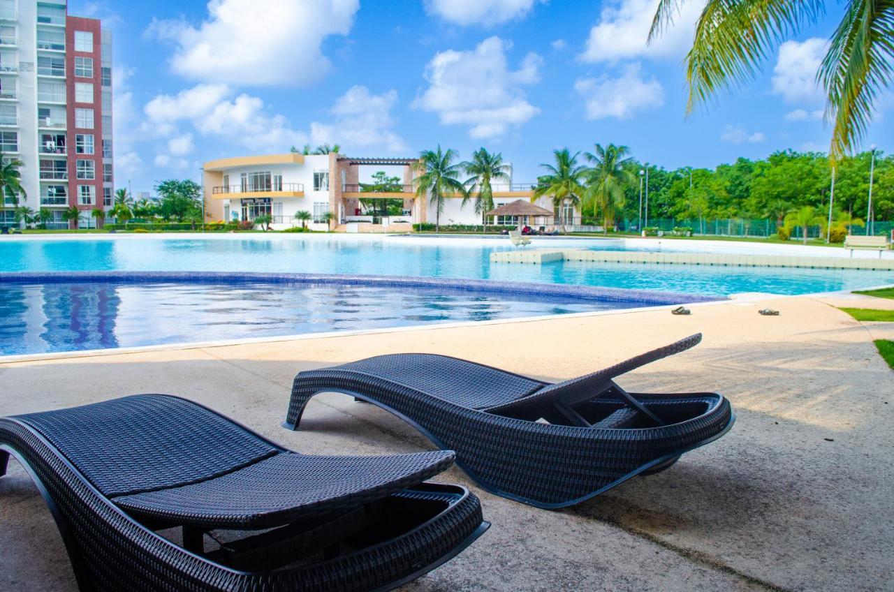 Apartamento Departamento En Dreams Lagoon, Cancun. *