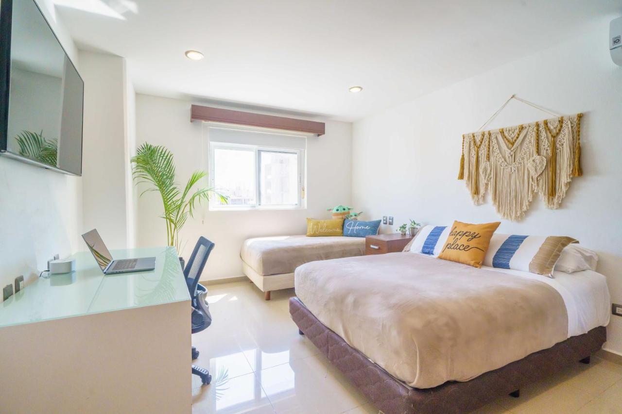 Apartamento Stylish Three-bedroom W/pool Cancún