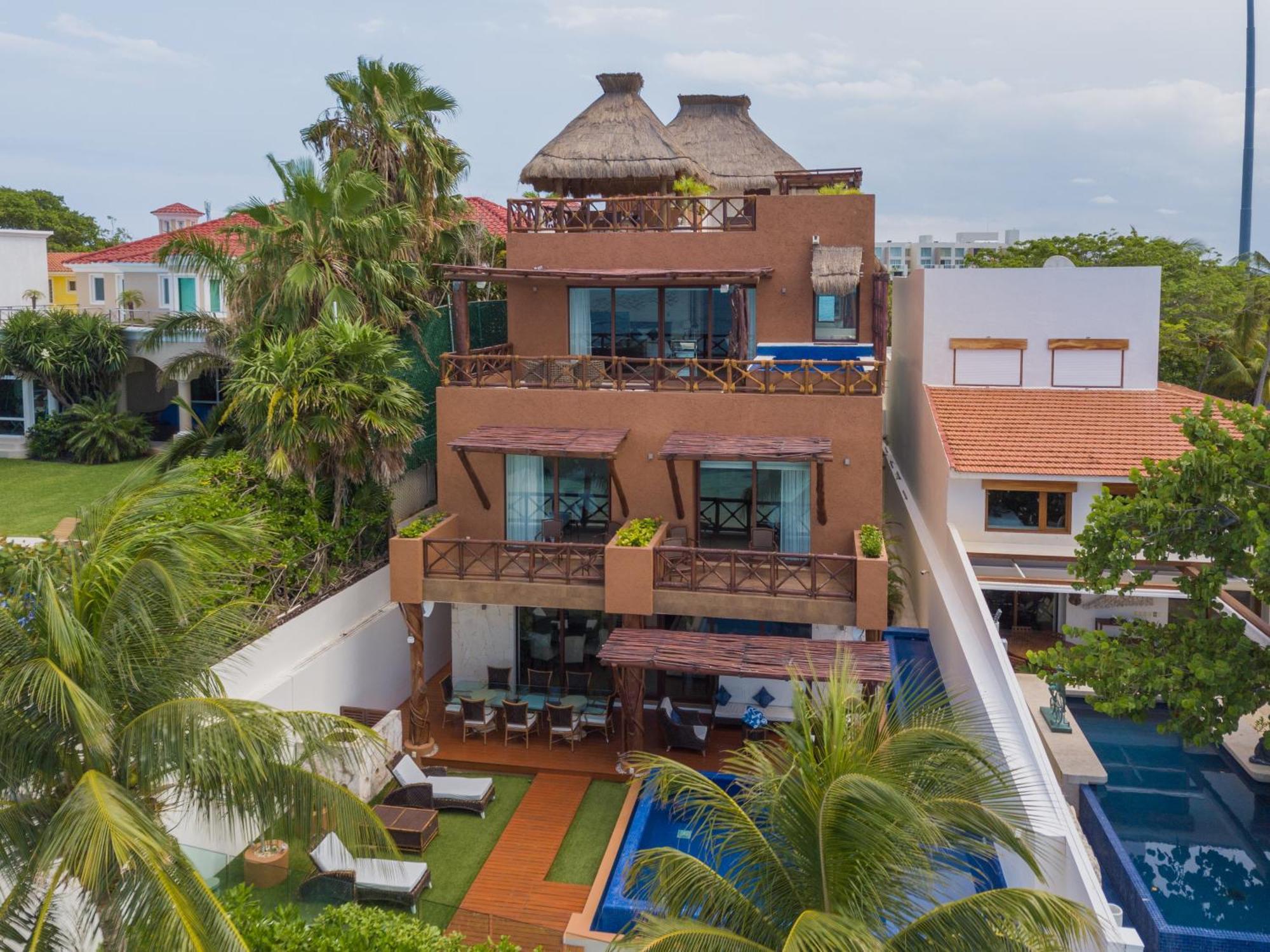 6br Beachfront Private Luxury By Solmar Villa Cancún