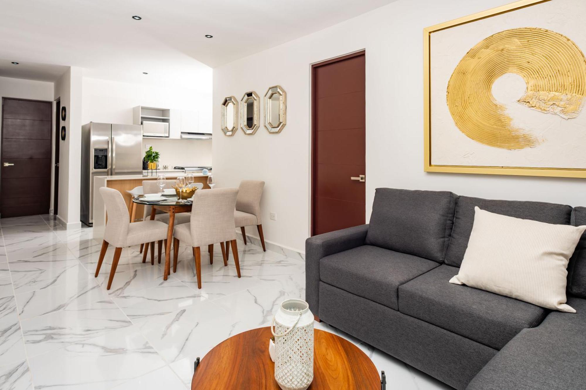 2br Moderno En Residencial Ombu Apartment *