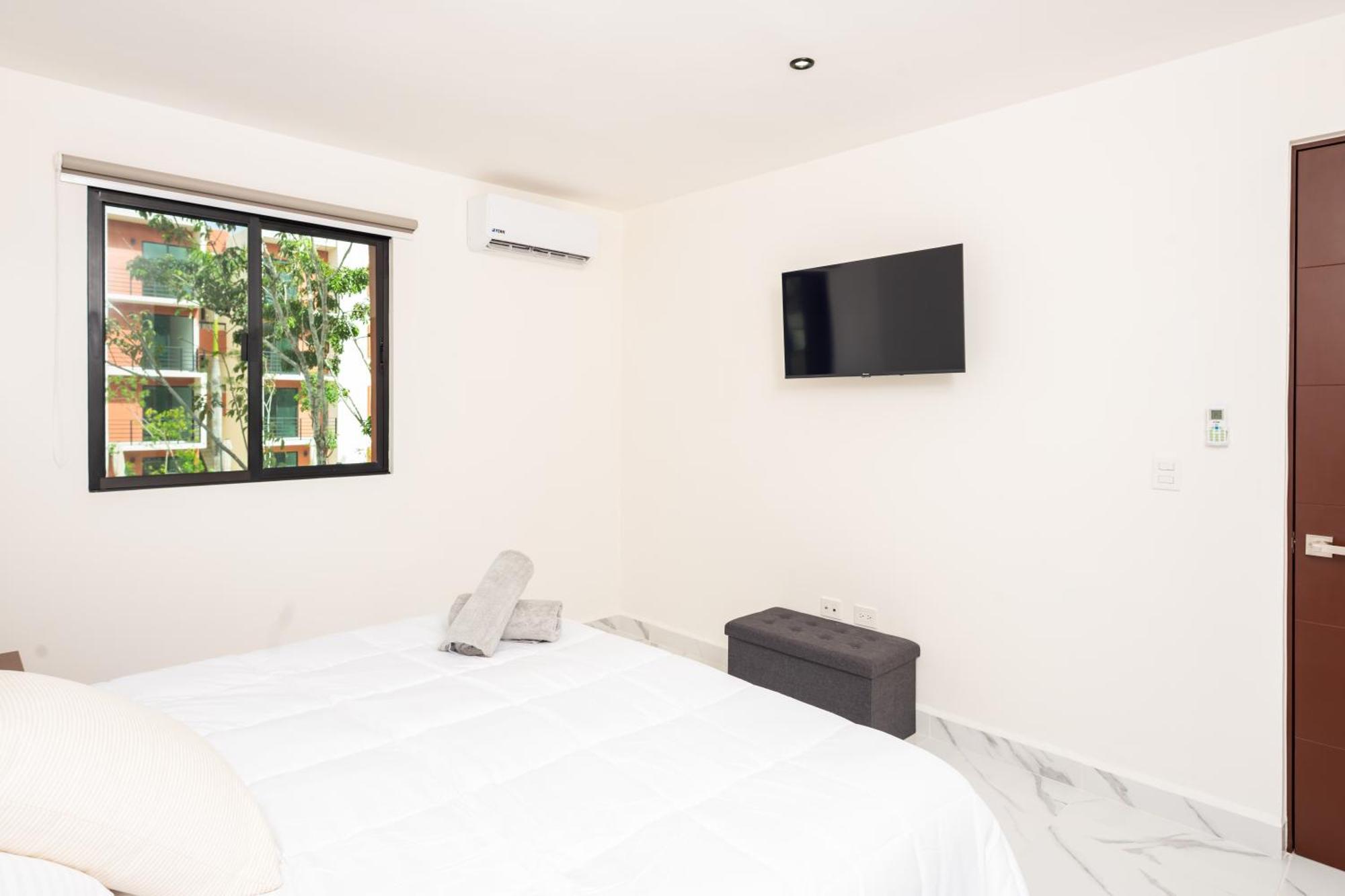 Apartment 2br Moderno En Residencial Ombu Cancun