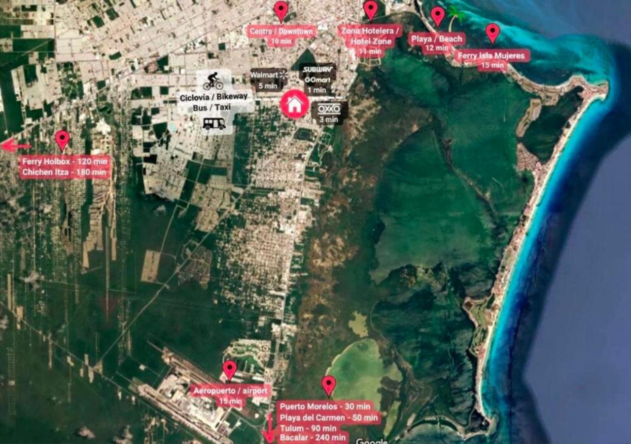 Casa Familiar En Privado Cerca De Playa *