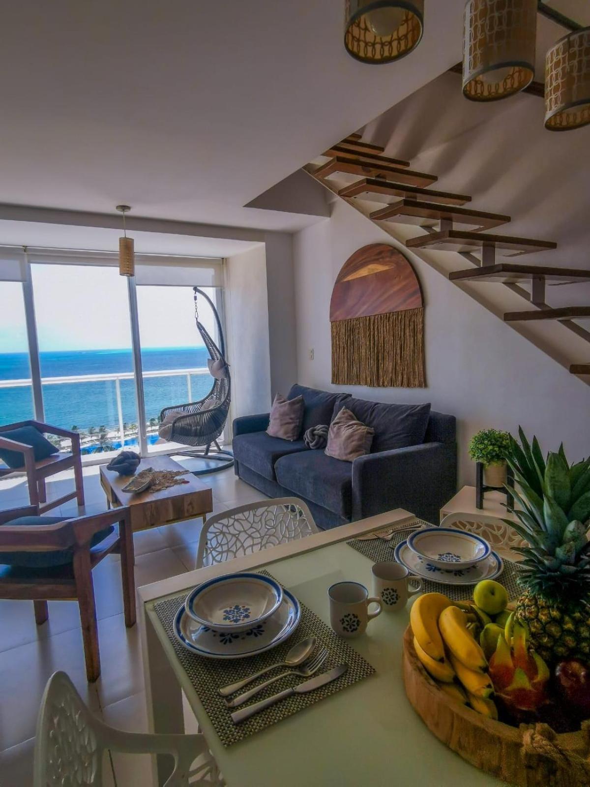 Pent House Amazing View Beachfront Apartamento
