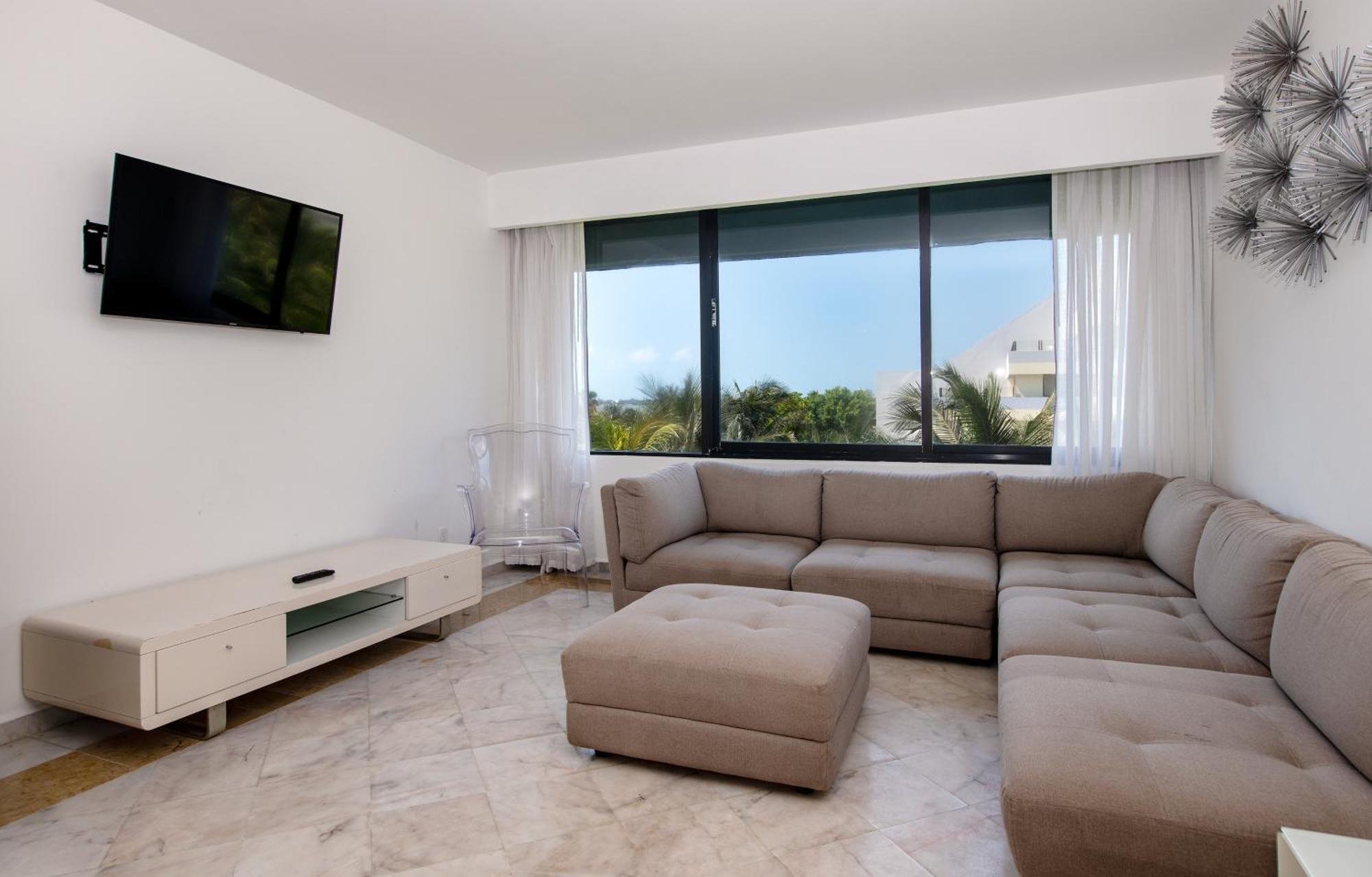 State Of The Art En La Mejor Playa De Frente A Plaza La Isla Apartamento Cancún
