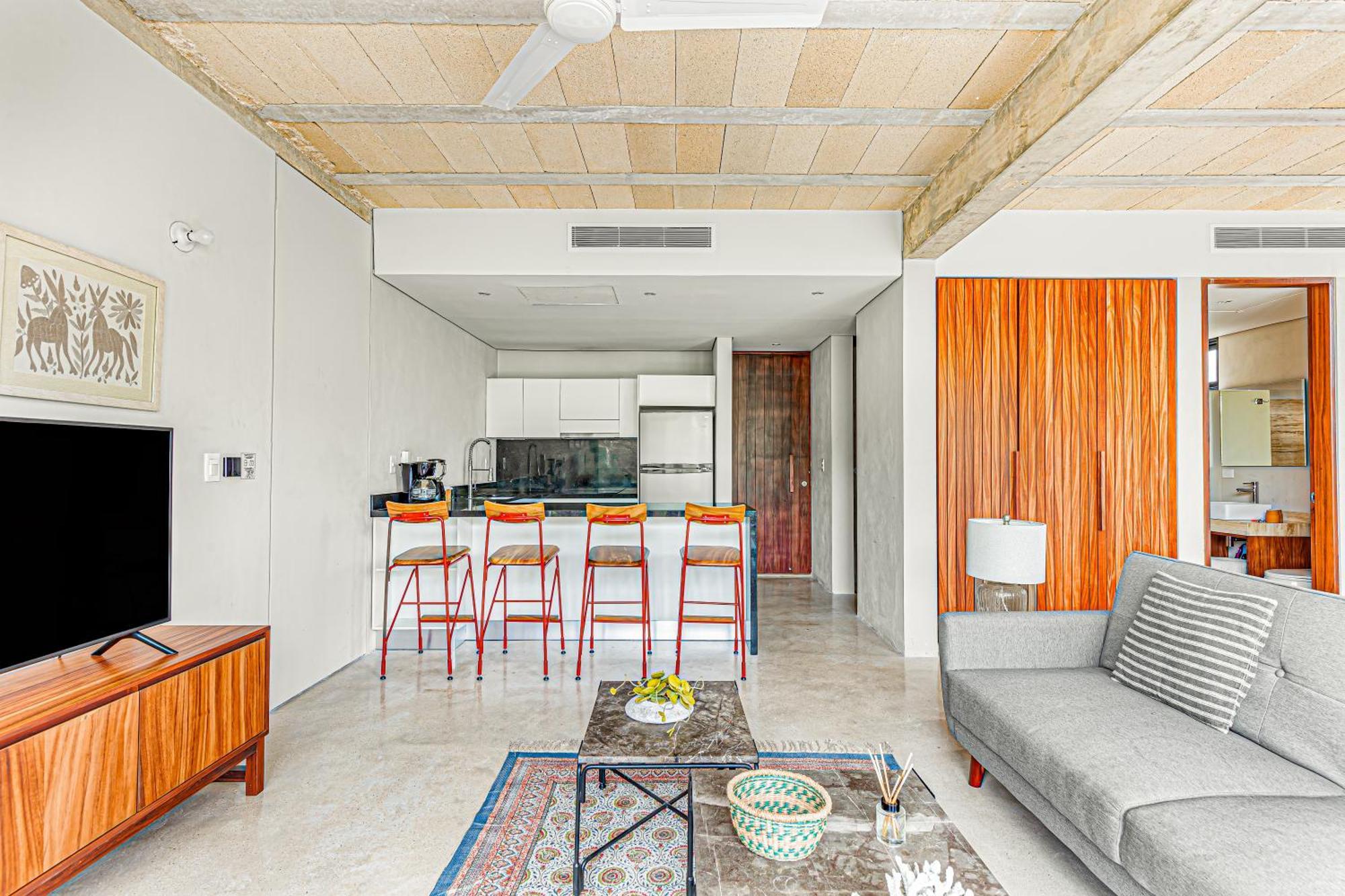 Stylish Large Loft With Pool Apartamento Cancún