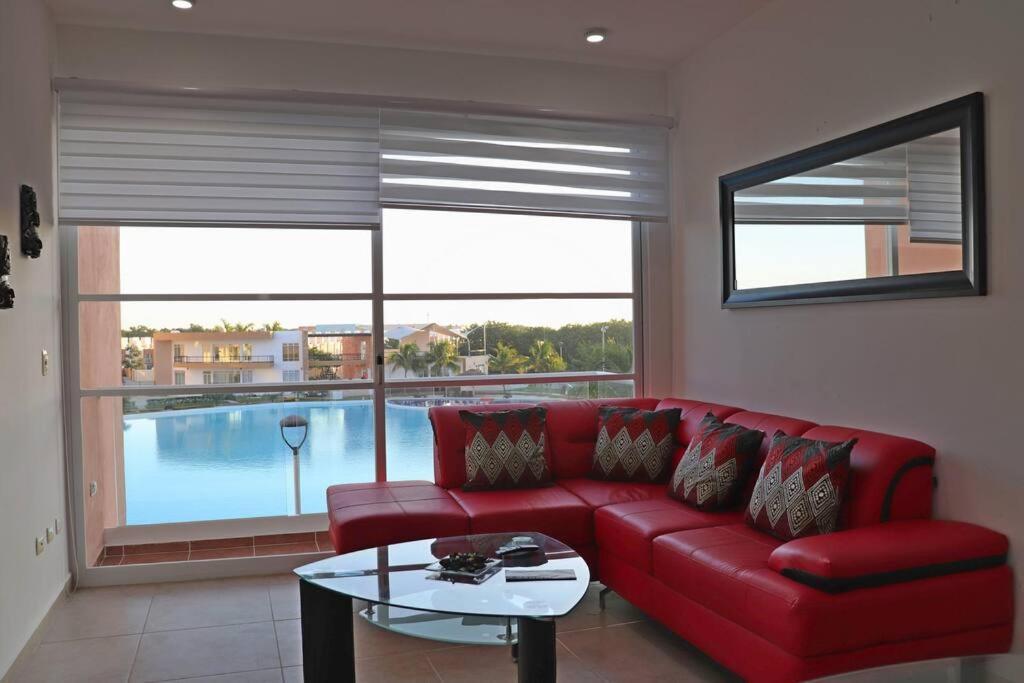 View And Access To The Lagoon~kg Sz Bed, A/c, Wifi Apartamento Cancún