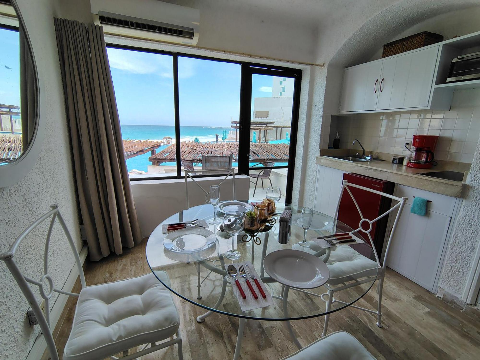 Apartamento Beachfront With Ocean View Cancún