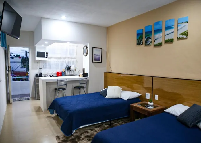 Departamento Con Cocina Y 2 Camas Centro Cancun