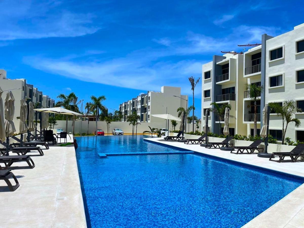 Apartment Tropical Modern - Amazing Pool! Cancun