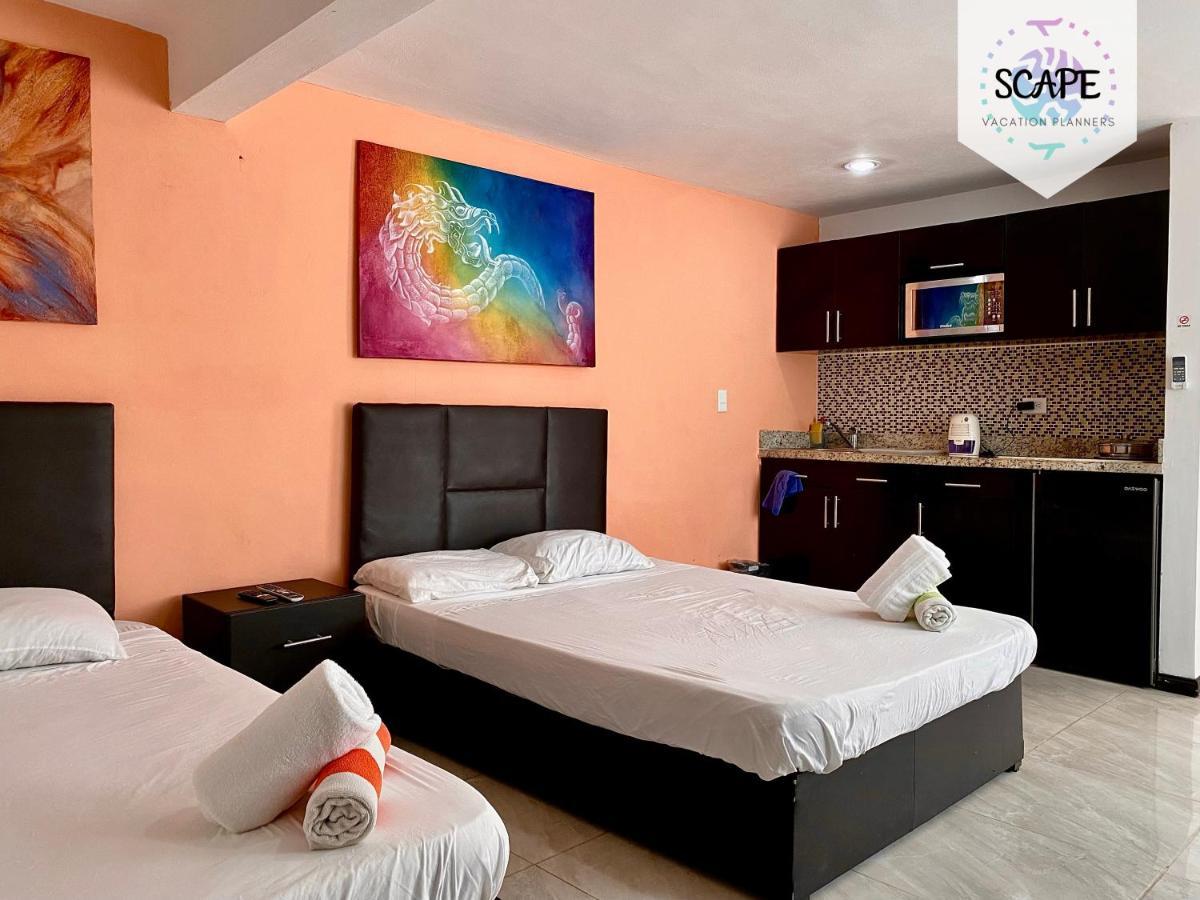 Apartamento Calidos Y Amplios Estudios Con Alberca En El Centro De