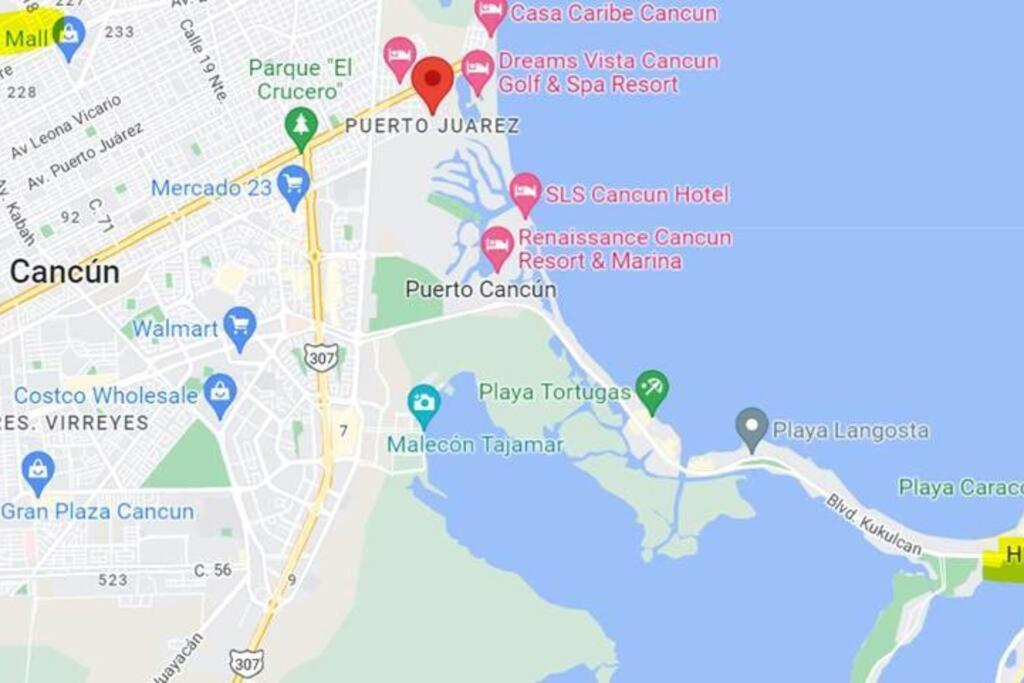 Micro Perfect For Backpackers, Couples, 3 Min Drive To Playa El Nino Apartment Cancun