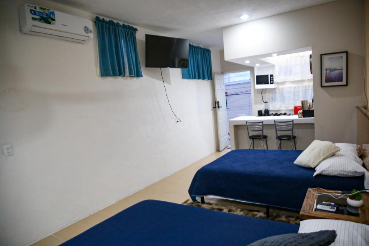 Departamento Con Cocina Y 2 Camas Centro Apartamento Cancún
