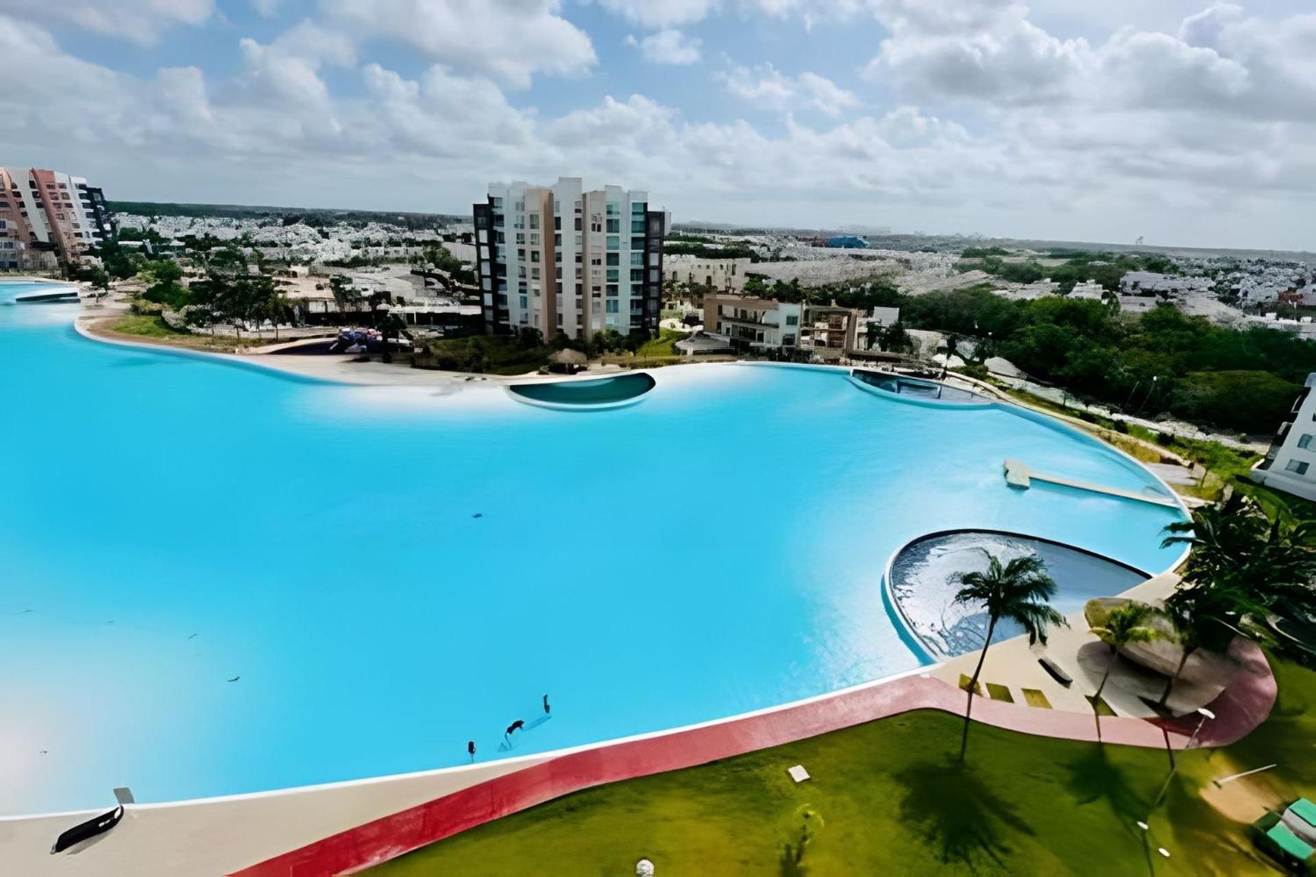 Apartamento Laguna Azul, 02, Wifi 100 Mbit/s Alberca Gigante Cancún