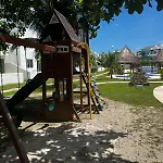 Departamento en planta baja con alberca