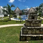 Departamento en planta baja con alberca