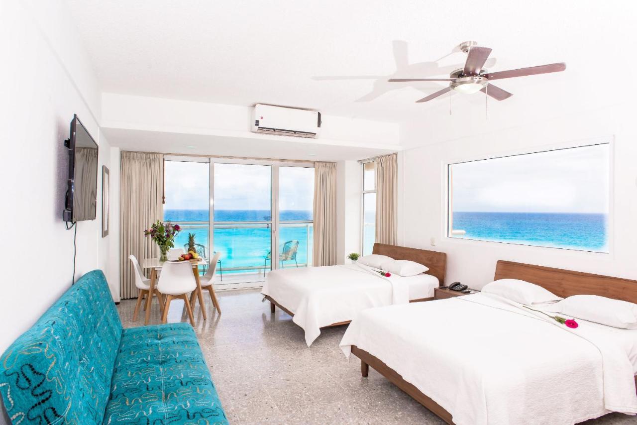 Stunning! 2 Bdrm Beach/oceanfront On Beach - Zone Cancún