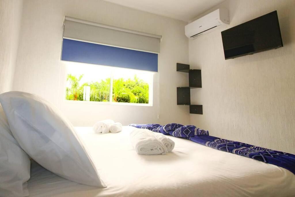 Casa-piscina-3hab-bano Privado-wifi 50 Mbps-tina Сasa de vacaciones Cancún