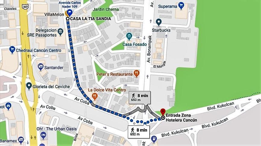 Сasa de vacaciones La Tia Sandia Cancún